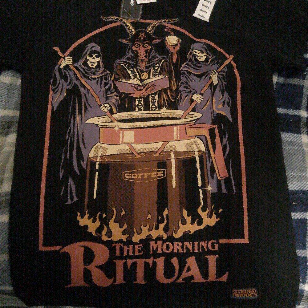 Mens Small Steven Rhodes Morning Ritual T-Shirts-Has All Tags